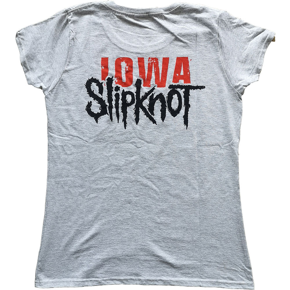 Slipknot Ladies T-Shirt: Iowa Goat Shadow (Back Print) T-Shirt