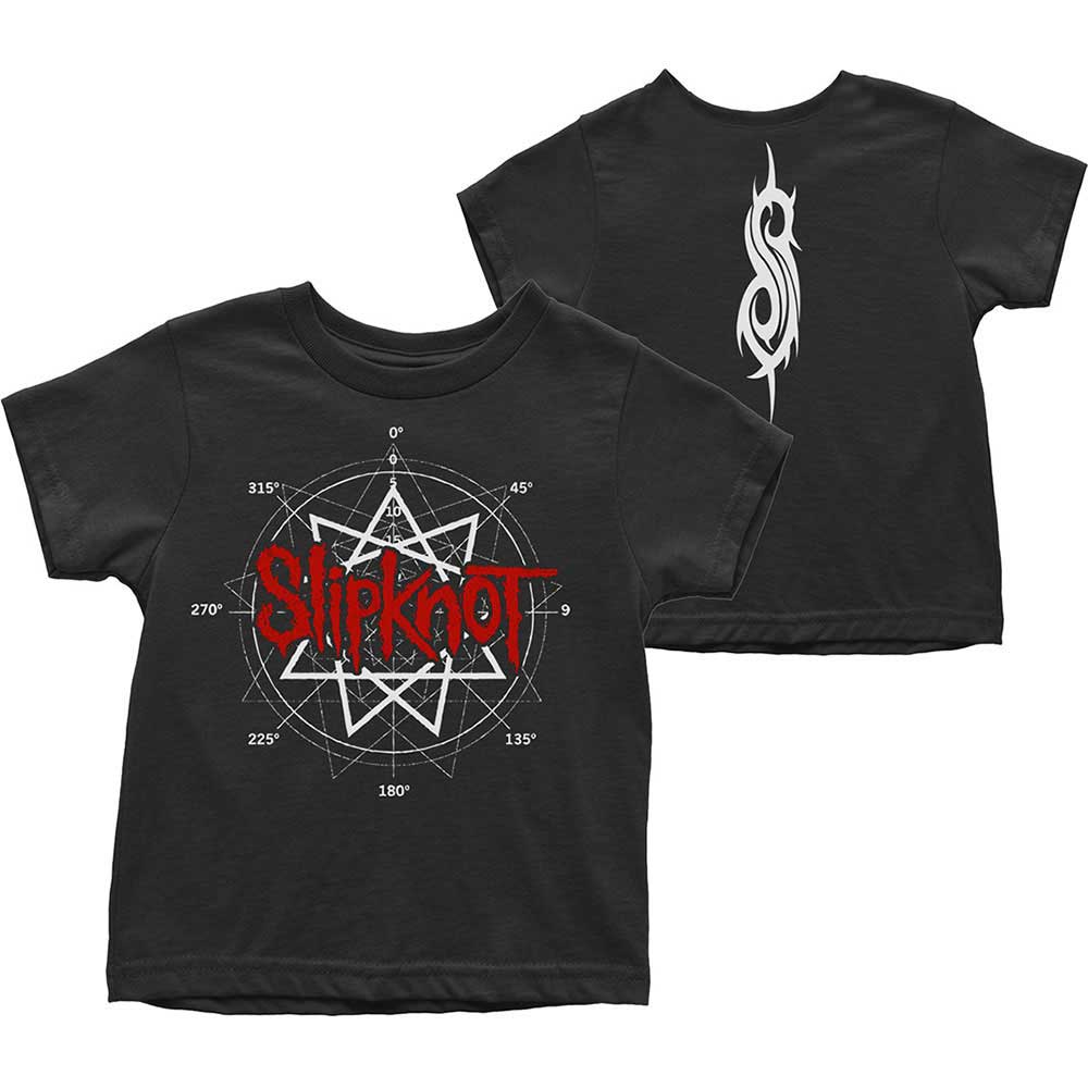 Slipknot Kids Toddler T-Shirt: Star Logo (Back Print) Toddler T-Shirt