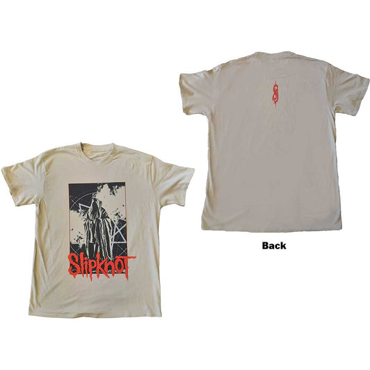 Slipknot Unisex T-Shirt: Sid Photo (Back Print) T-Shirt