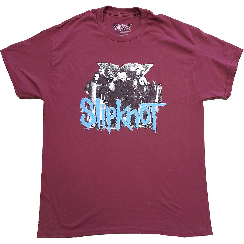 Slipknot Unisex T-Shirt: Goat Logo Demon (Back Print) T-Shirt