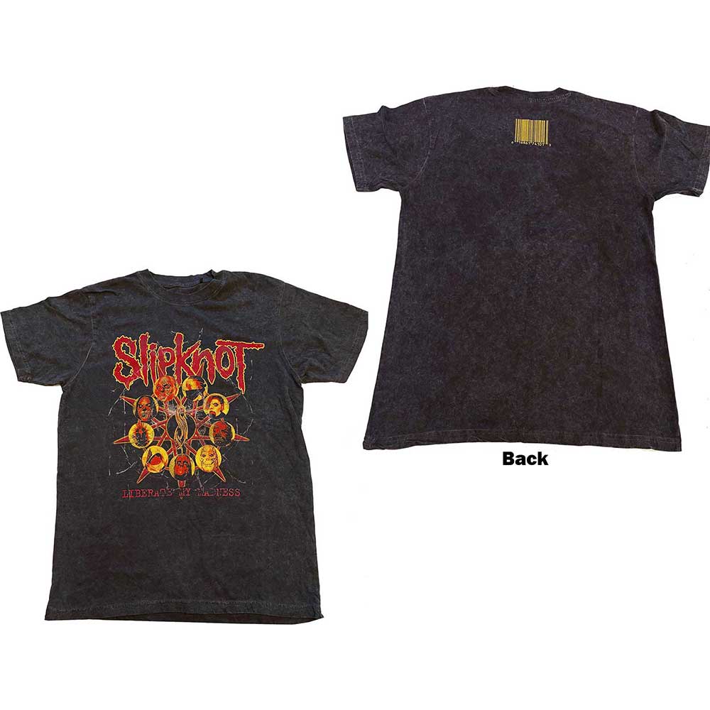 Slipknot Kids T-Shirt: Liberate (Wash Collection & Back Print) T-Shirt