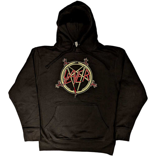 Slayer Unisex Pullover Hoodie: Pentagram Trui met capuchon