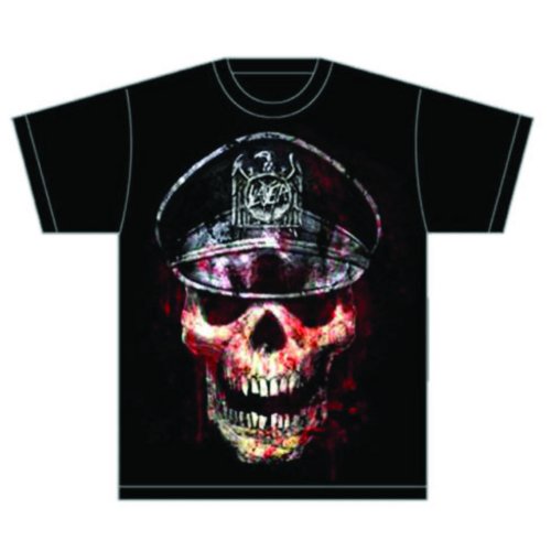 Slayer Unisex T-Shirt: Skull Hat T-Shirt