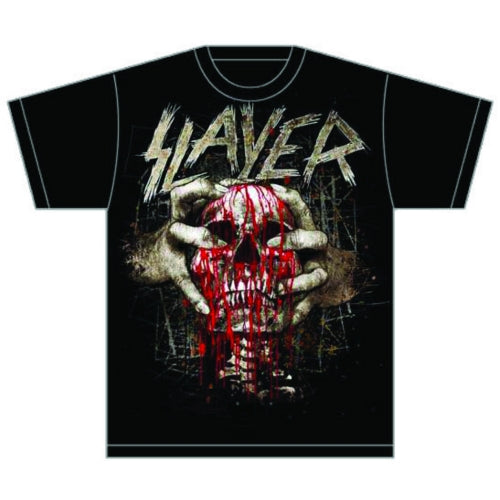 Slayer Unisex T-Shirt: Skull Clench T-Shirt