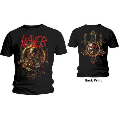 Slayer Unisex T-Shirt: Hard Cover Comic Book (Back Print) T-Shirt