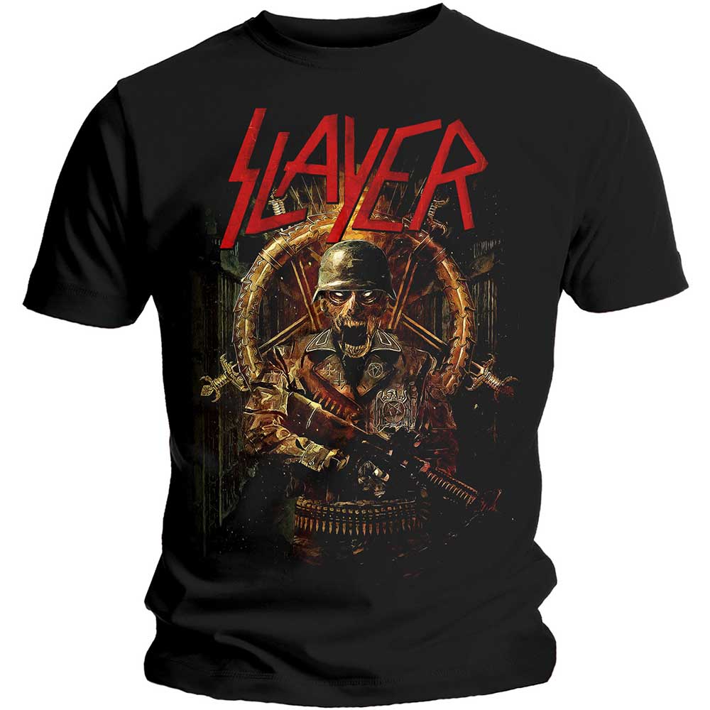 Slayer Unisex T-Shirt: Hard Cover Comic Book (Back Print) T-Shirt