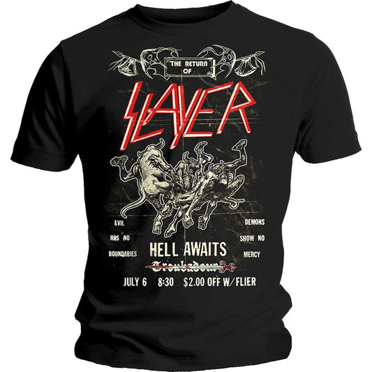 Slayer Unisex T-Shirt: Vintage Flyer T-Shirt