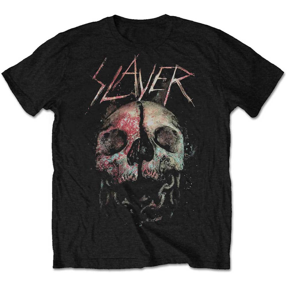 Slayer Unisex T-Shirt: Cleaved Skull T-Shirt