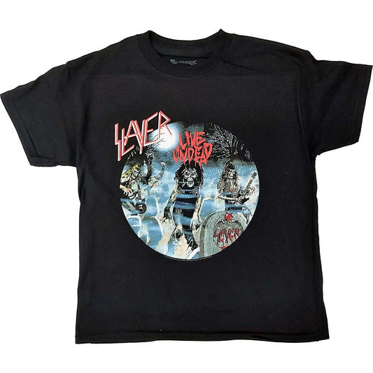 Slayer Kids T-Shirt: Live Undead T-Shirt