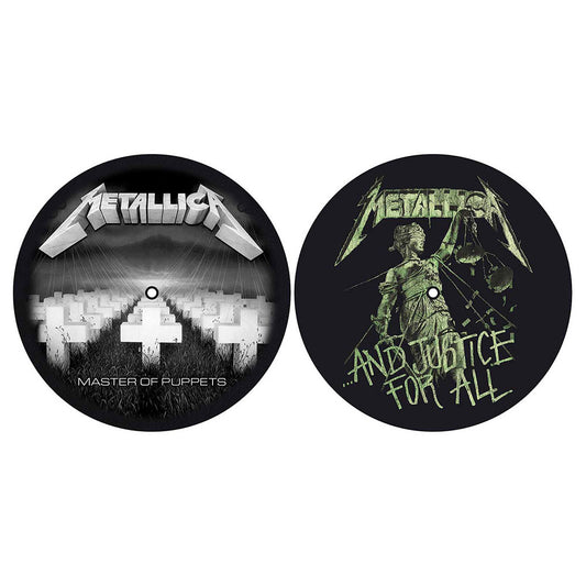 Metallica Turntable Slipmat Set: Master of Puppets / and Justice for All Set draaitafel-slipmatten