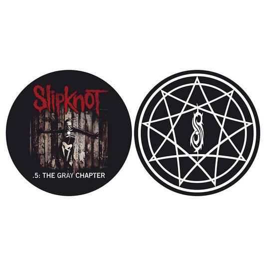 Slipknot Turntable Slipmat Set: The Gray Chapter Set draaitafel-slipmatten