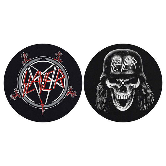 Slayer Turntable Slipmat Set: Pentagram / Wehrmacht Set draaitafel-slipmatten