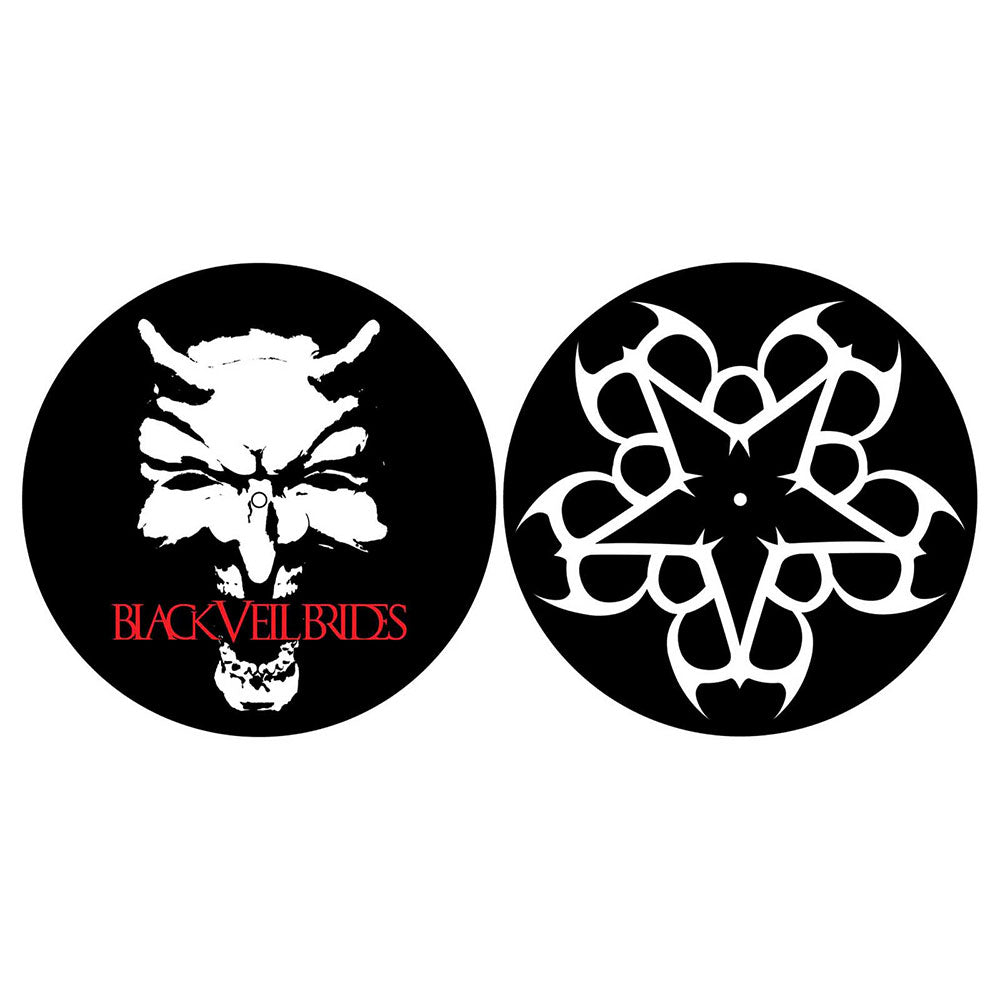 Black Veil Brides Turntable Slipmat Set: Devil Set draaitafel-slipmatten