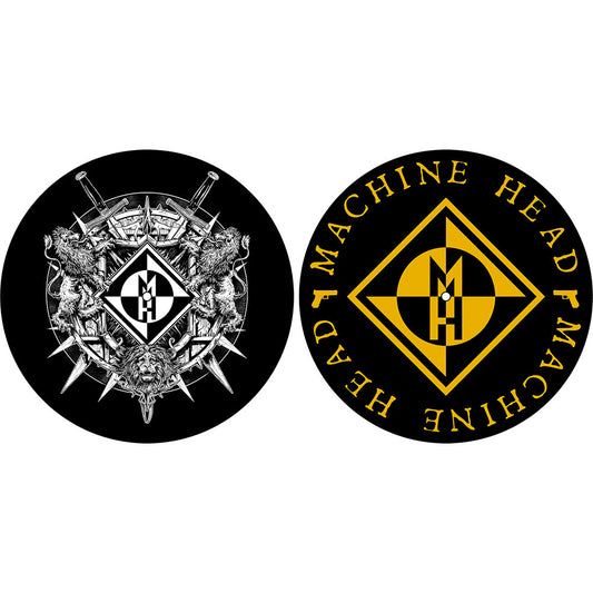 Machine Head Turntable Slipmat Set: Crest Set draaitafel-slipmatten