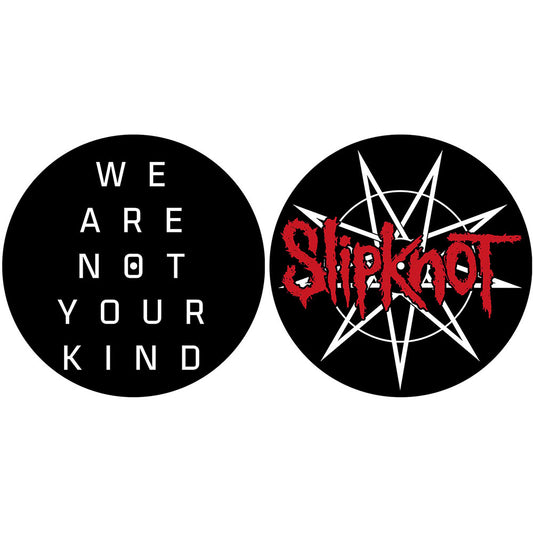 Slipknot Turntable Slipmat Set: We Are Not Your Kind Set draaitafel-slipmatten