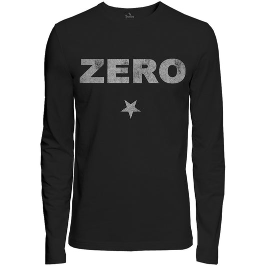 The Smashing Pumpkins Unisex Long Sleeve T-Shirt: Zero Distressed Long Sleeve T-Shirt