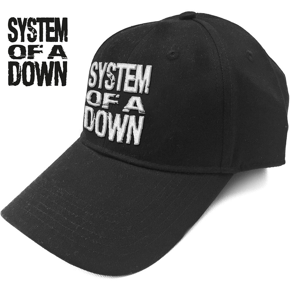 System Of A Down Unisex Baseball Cap: Stacked Logo Baseballpet