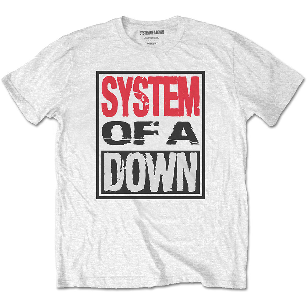 System Of A Down Unisex T-Shirt: Triple Stack Box T-Shirt