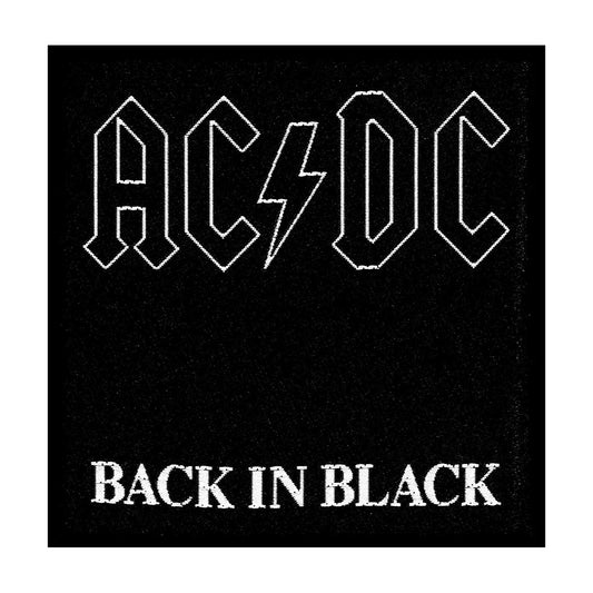 AC/DC Standard Patch: Back in Black (Loose) Standaard patch