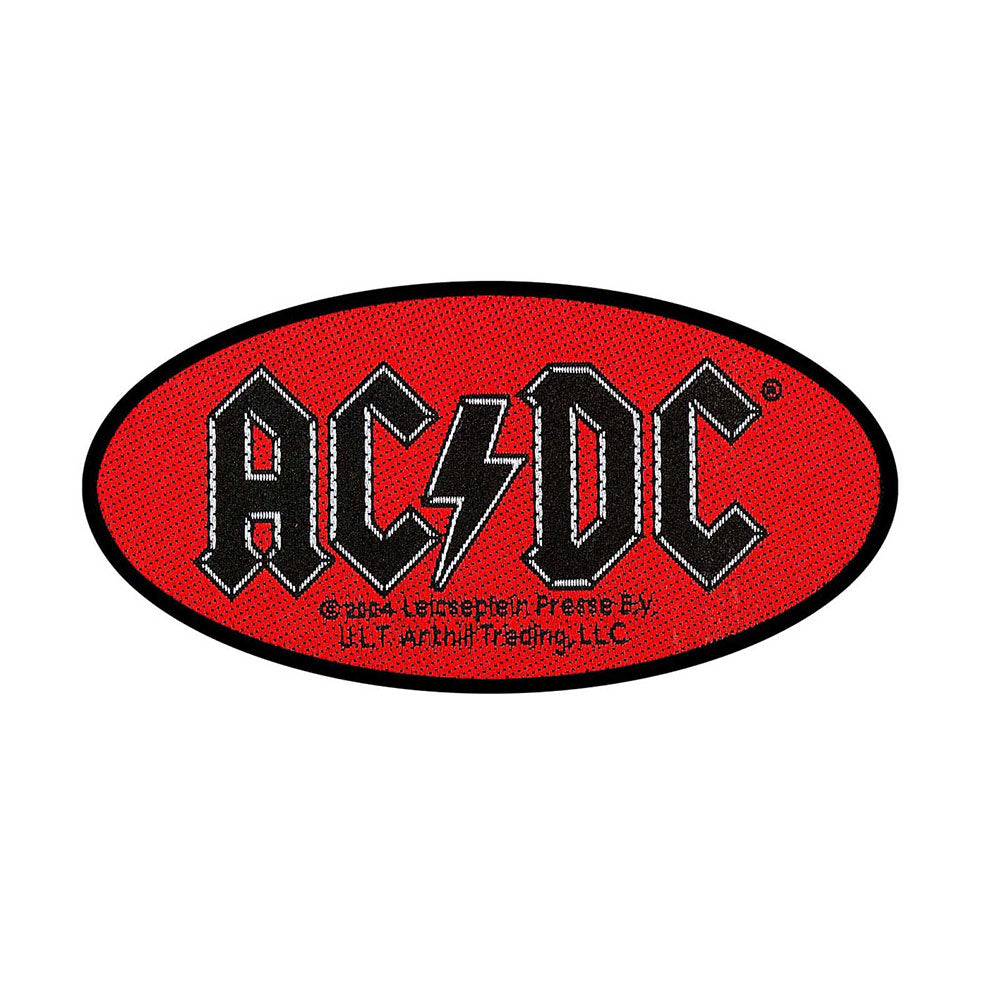 AC/DC Standard Patch: Oval Logo (Loose) Standaard patch