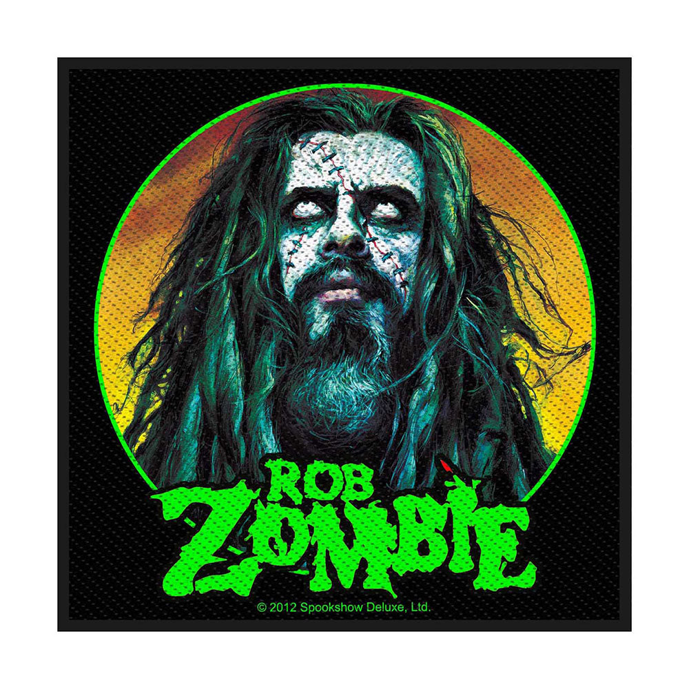 Rob Zombie Standard Patch: Zombie Face (Loose) Standaard patch