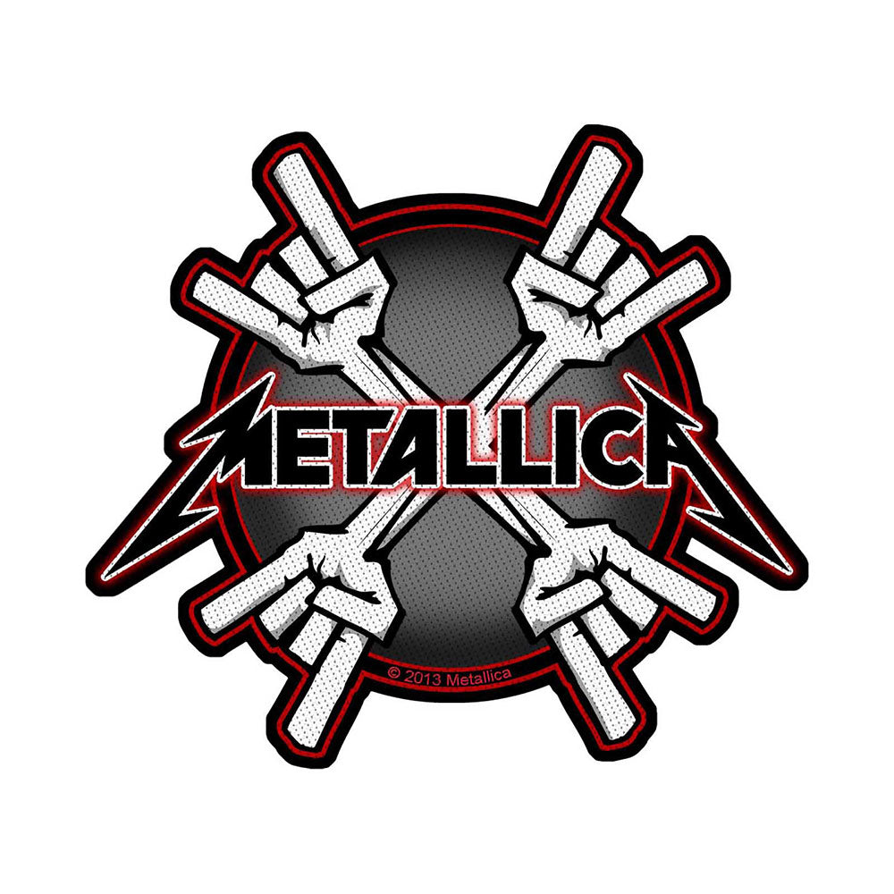 Metallica Standard Patch: Metal Horns (Loose) Standaard patch