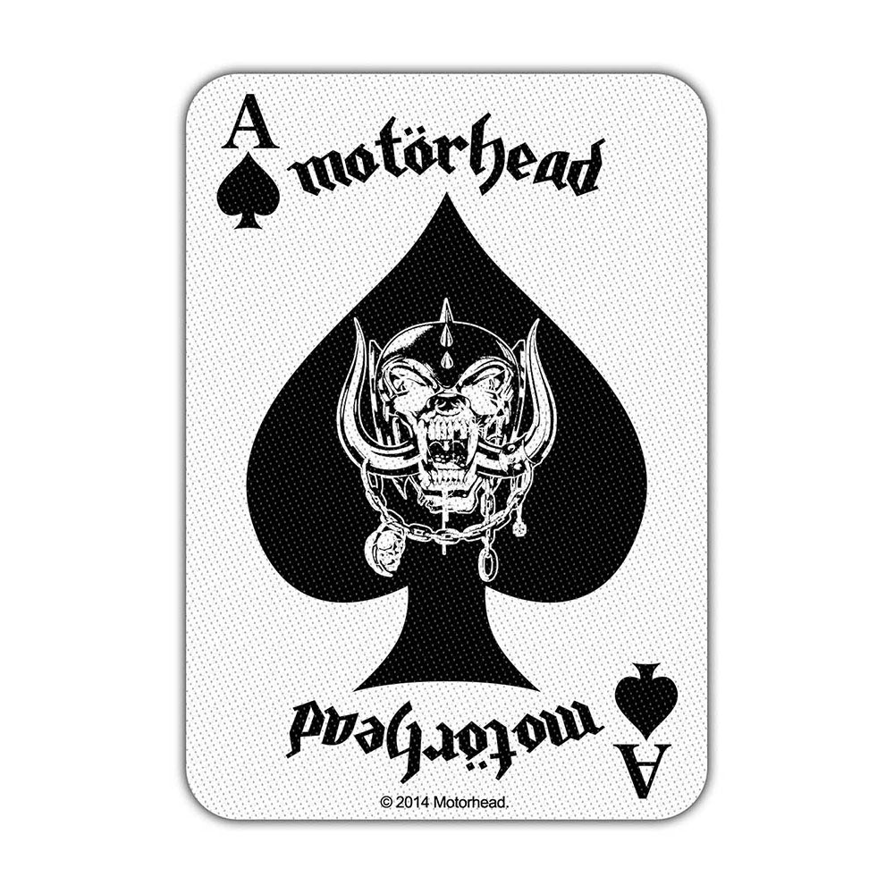 Motorhead Standard Patch: Ace of Spades Card (Loose) Standaard patch