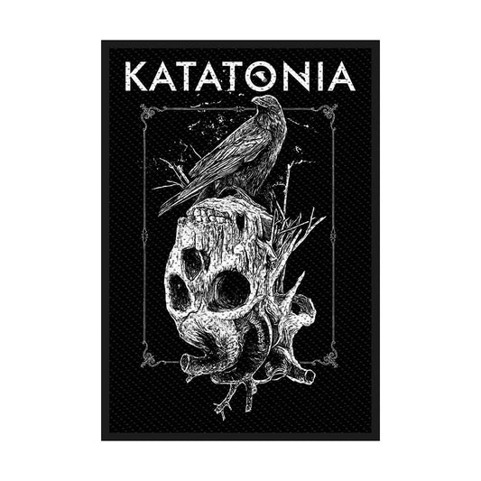 Katatonia Standard Patch: Crow Skull (Loose) Standaard patch