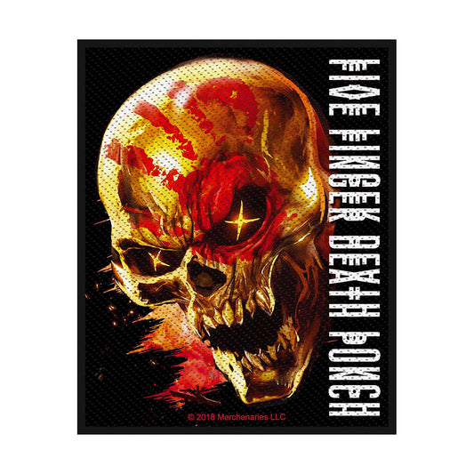 Five Finger Death Punch Standard Patch: And Justice fo None (Loose) Standaard patch
