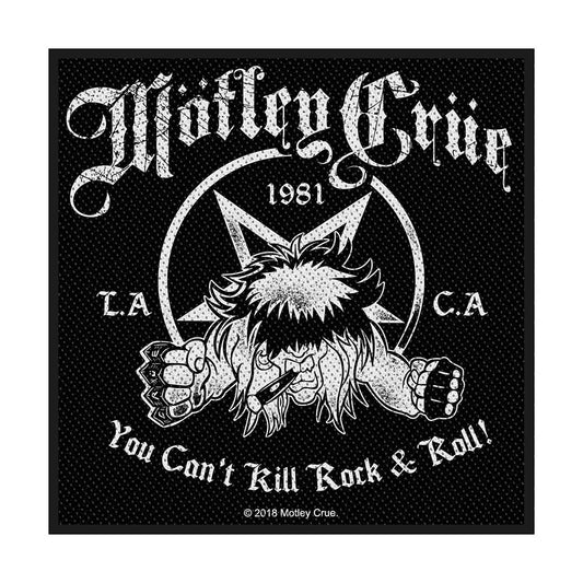 Motley Crue Standard Patch: You Can't Kill Rock n' Roll (Loose) Standaard patch