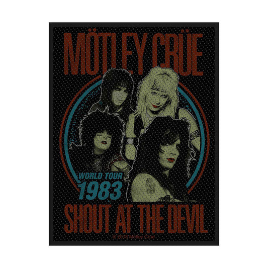 Motley Crue Standard Patch: Shout at the Devil (Loose) Standaard patch