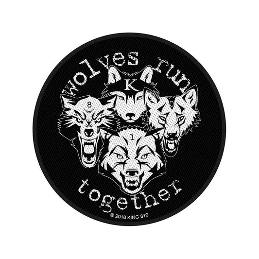King 810 Standard Patch: Wolves Run Together (Loose) Standaard patch