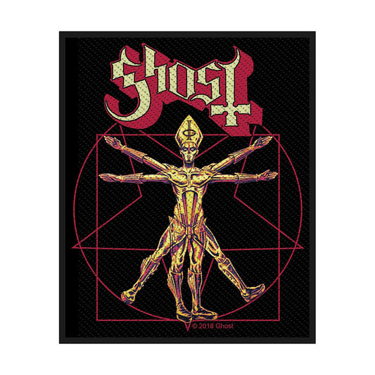 Ghost Standard Patch: The Vitruvian Ghost (Loose) Standaard patch