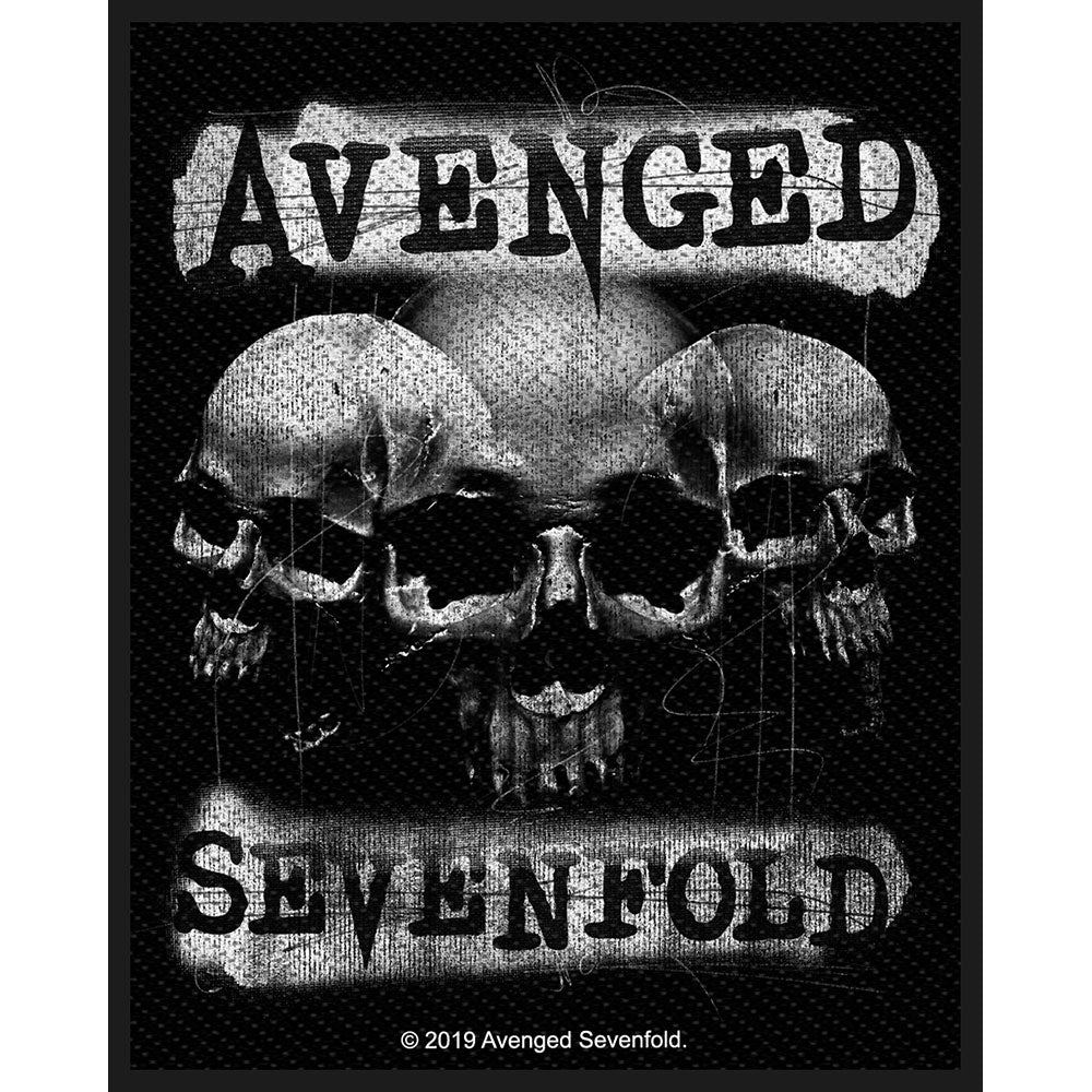 Avenged Sevenfold Standard Patch: 3 Skulls (Loose) Standaard patch