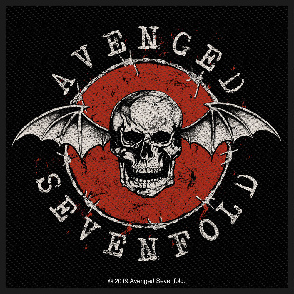 Avenged Sevenfold Standard Patch: Distressed Skull (Loose) Standaard patch