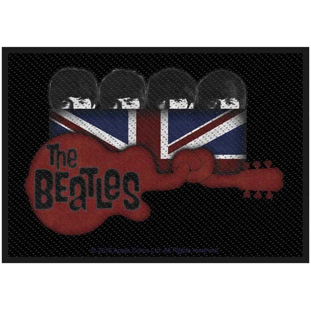 The Beatles Standard Patch: Union Jack Guitar (Loose) Standaard patch