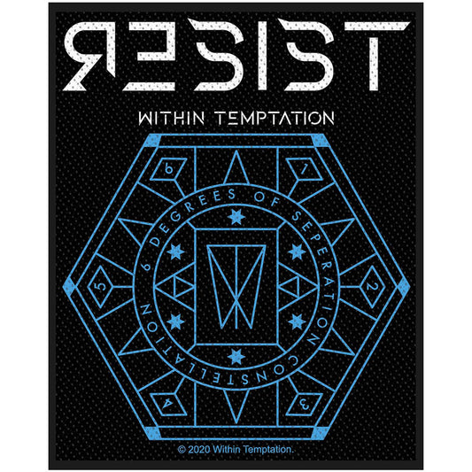 Within Temptation Standard Patch: Resist Hexagon (Loose) Standaard patch