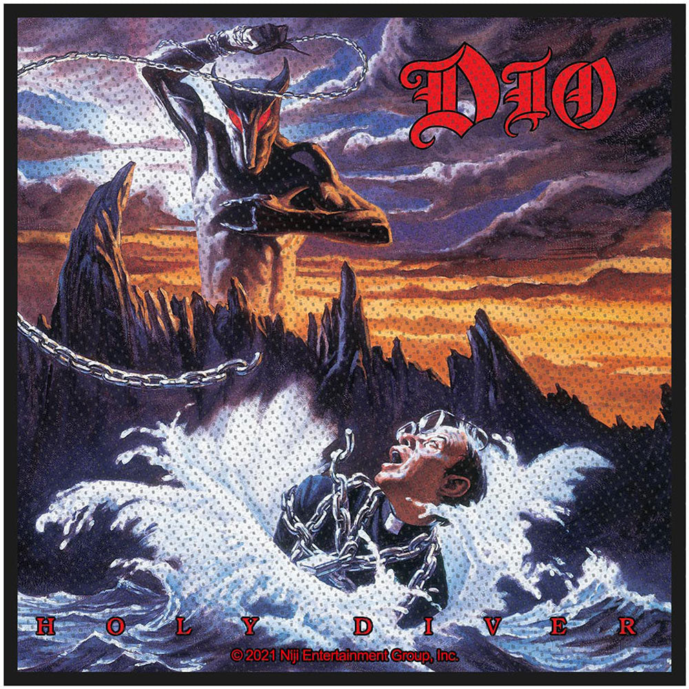 Dio Standard Patch: Holy Diver (Loose) Standaard patch