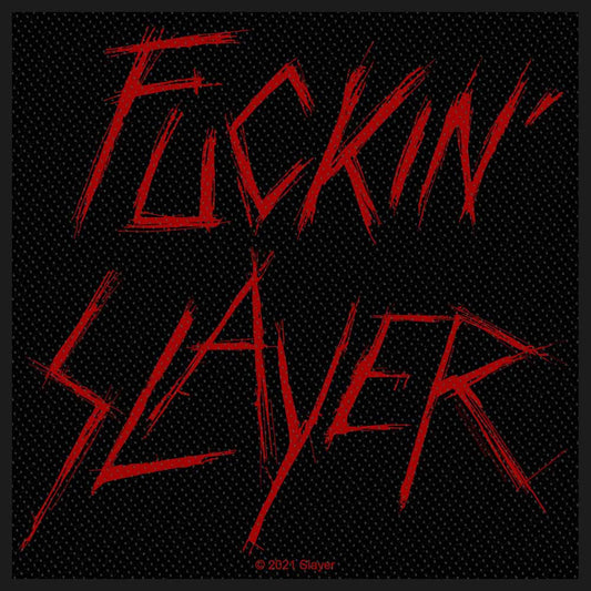 Slayer Standard Patch: Fuckin' Slayer (Loose) Standaard patch