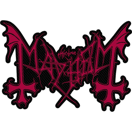 Mayhem Standard Patch: Logo Cut Out Standaard patch