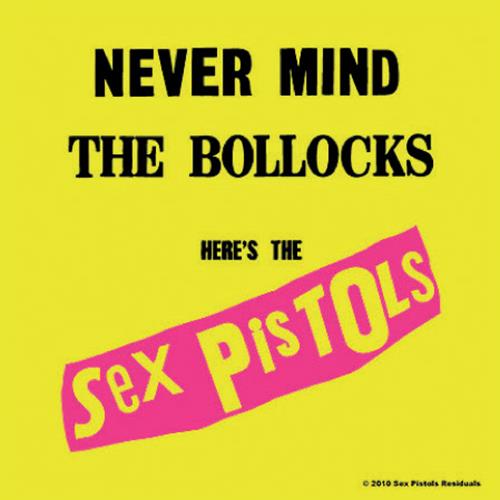 The Sex Pistols Single Cork Coaster: Never mind the Bollocks Onderzetter