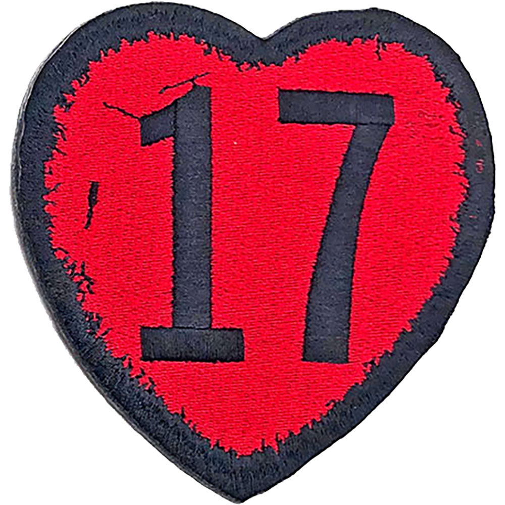 The Sex Pistols Standard Patch: 17 Heart Standaard patch