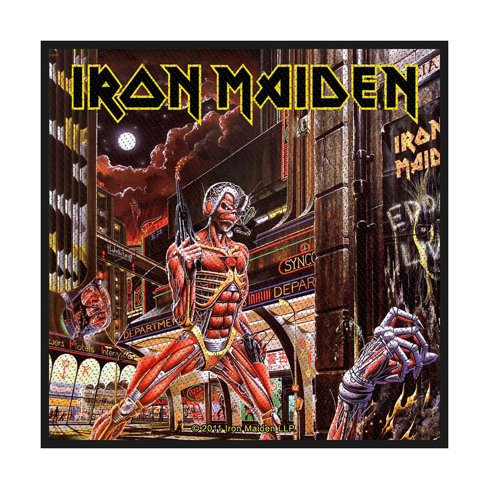 Iron Maiden Standard Patch: Somewhere Back In Time (Retail Pack) Standaard patch