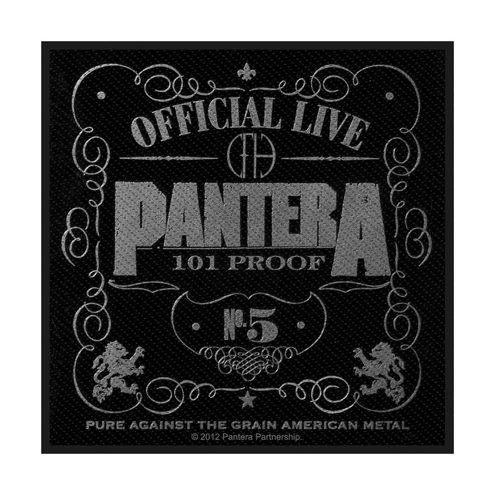 Pantera Standard Patch: 101% Proof (Retail Pack) Standaard patch