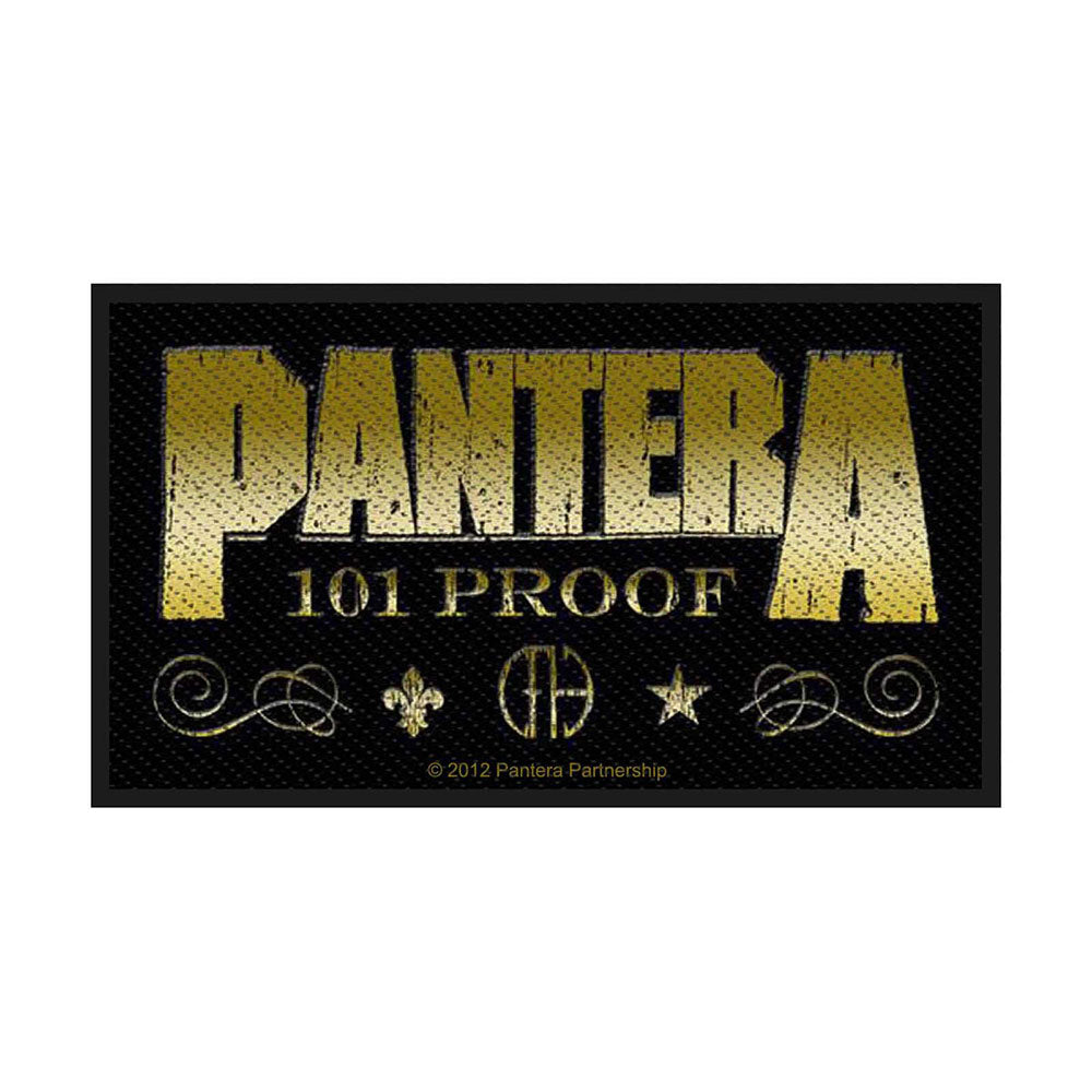 Pantera Standard Patch: Whiskey Label (Retail Pack) Standaard patch