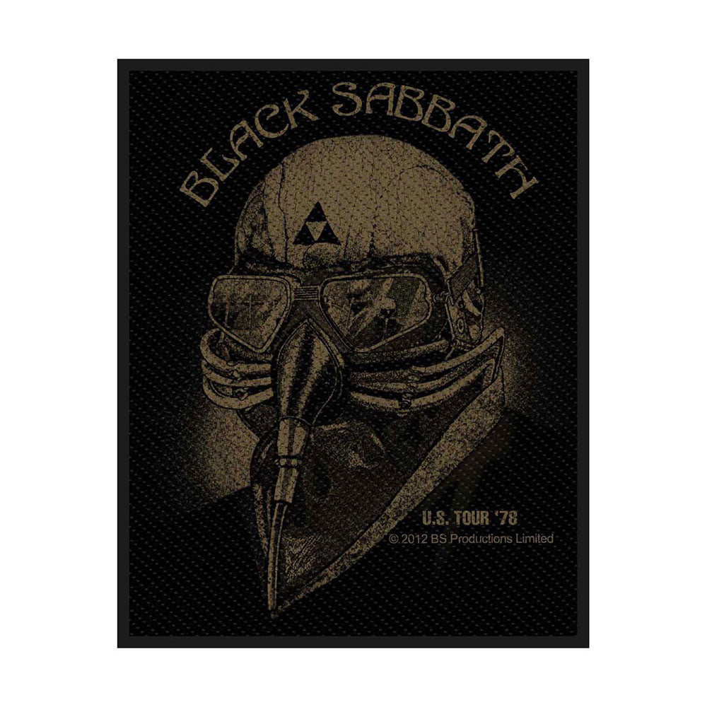 Black Sabbath Standard Patch: US Tour 1978 (Retail Pack) Standaard patch