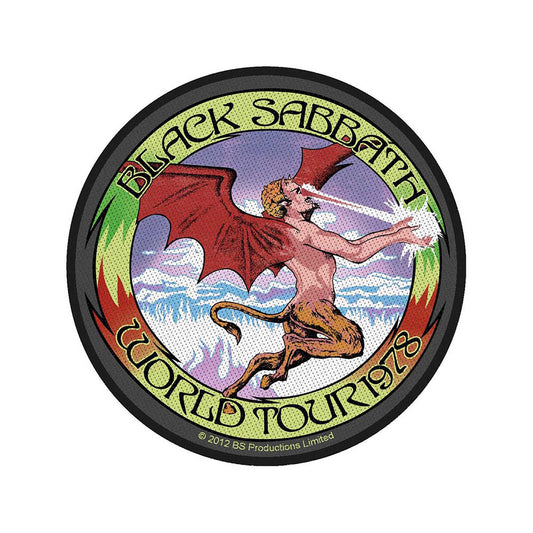 Black Sabbath Standard Patch: World Tour 1978 (Retail Pack) Standaard patch