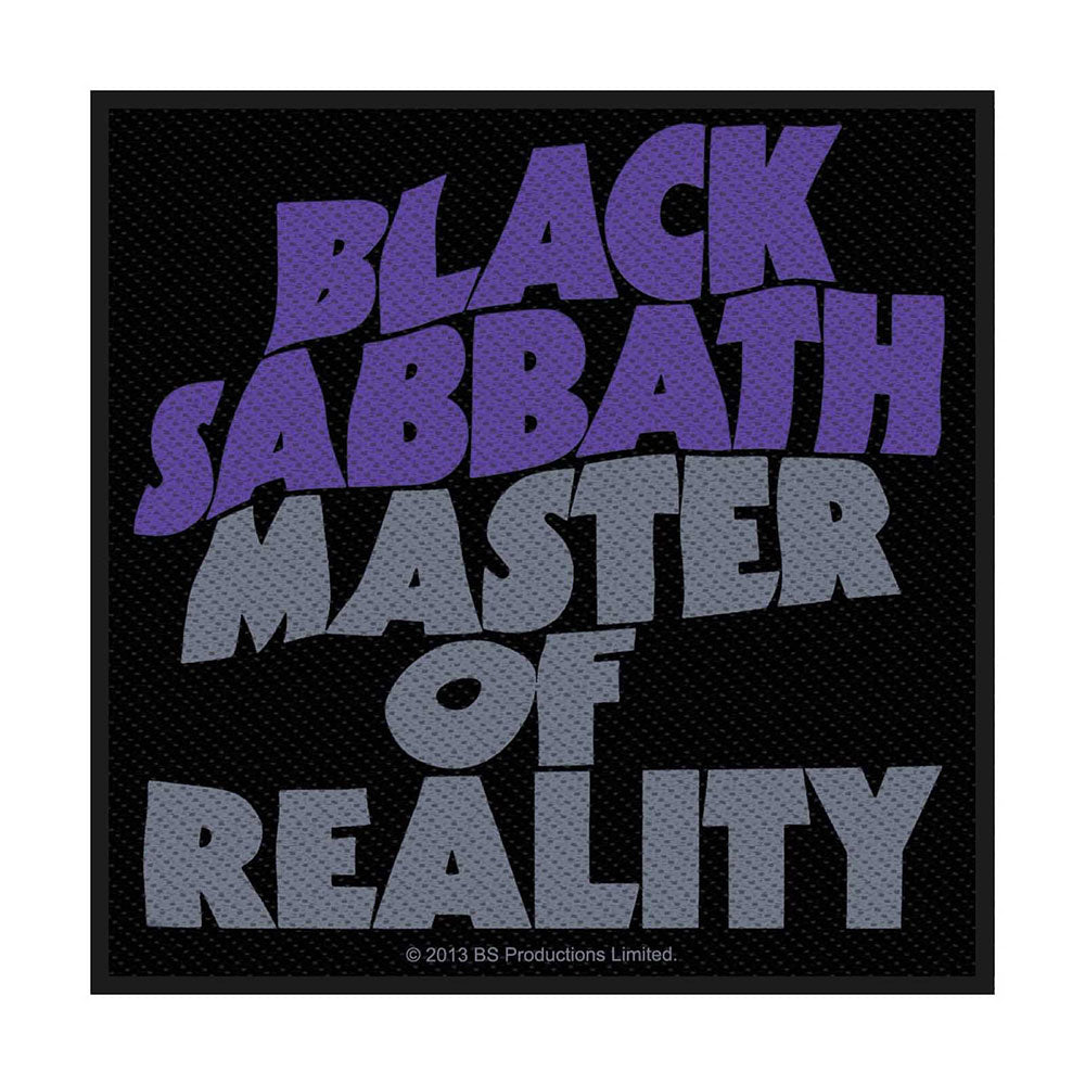 Black Sabbath Standard Patch: Master Of Reality (Retail Pack) Standaard patch