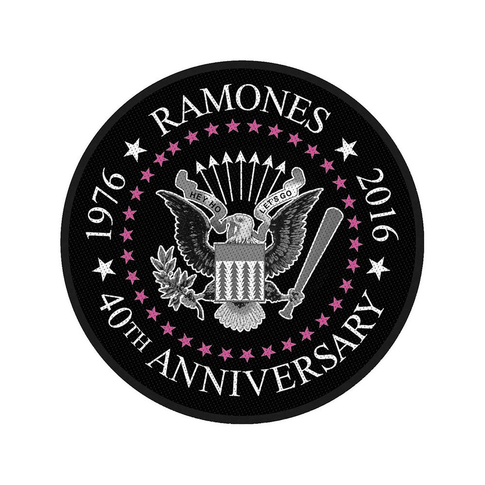 Ramones Standard Patch: 40th Anniversary (Retail Pack) Standaard patch