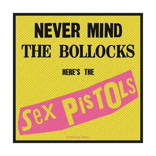 The Sex Pistols Standard Patch: Nevermind the Bollocks (Retail Pack) Standaard patch